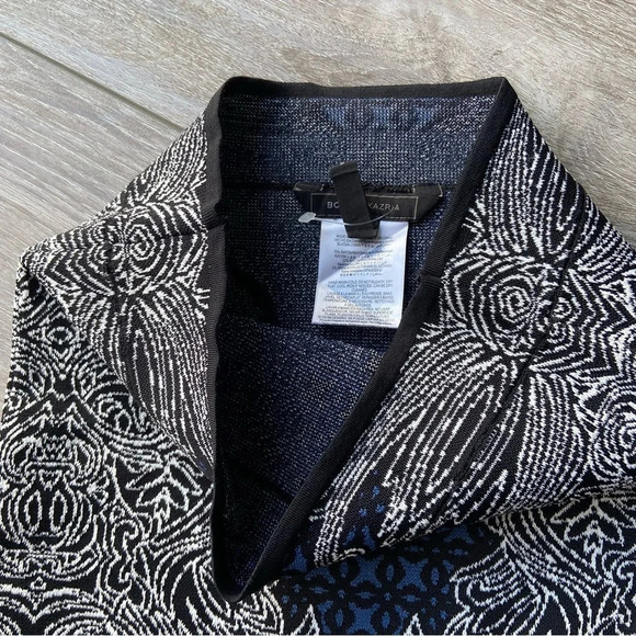 BCBGMaxAzria Irene Tribal Jacquard Pencil Bandage Skirt - Picture 8 of 13